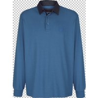 Langarm-Poloshirt SILVETTO Babista blau von Babista