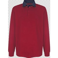 Langarm-Poloshirt SILVETTO Babista rot von Babista