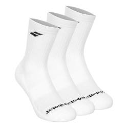 Babolat 3 Paar Tennis Socken weiss Gr. 39/42 von Babolat