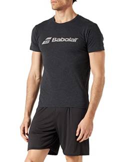 Babolat Herren Exercise Logo M T-Shirt, Black Hthr, M von Babolat