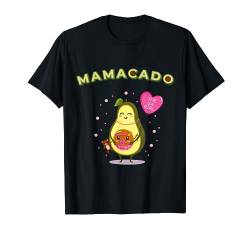 Avocado Schwangere Mamacado werdende Mütter Mädchen Baby T-Shirt von Baby, Schwangerschaft für Frauen Tees Babyparty