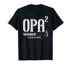 Herren Werdender Opa, Baby Ankündigung für Opa, 2. Enkelkind T-Shirt von Baby Ankündigung - Content Design Studio