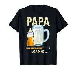 Herren Werdender Papa, zukünftiger Papa, Papa loading... T-Shirt von Baby Ankündigung - Content Design Studio