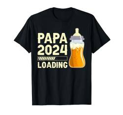 Werdender Papa, Zukünftiger Papa, Papa 2024 loading... T-Shirt von Baby Ankündigung - Content Design Studio