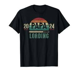 Zukünftiger Papa, werdender Papa, Papa 2024 loading... T-Shirt von Baby Ankündigung - Content Design Studio