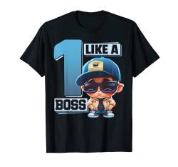 Baby 1. Geburtstag Junge Mädchen 1 Jahr Like a Boss Kinder T-Shirt von Baby Birthday 1. Kindergeburtstag Junge Mächen