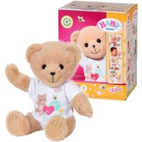 Baby Born Kuscheltier Teddy Bär, weiß, inklusive Strampler - Teddybär von Baby Born