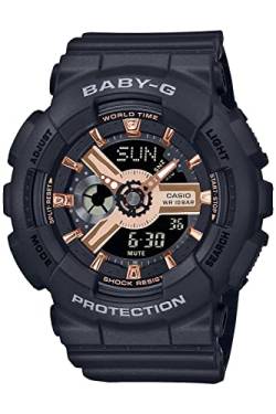 Casio BA-110XRG Baby-G BA-110 Serie Damen Gummiband Versand aus Japan veröffentlicht im April 2022, BA-110XRG-1AJF von Baby-G