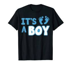 Its a Boy mit Füsschen Baby Party Shower Party Geschenk T-Shirt von Baby Shower Party Stylez