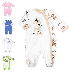 Baby Sweets® Baby Strampler für Mädchen und Jungen Rentier Motiv/Strampler als Unisex Baby Schlafanzug/Baby Erstausstattung Neugeborene bis Kleinkinder/Strampler Größe Newborn 12 Monate (80) von Baby Sweets