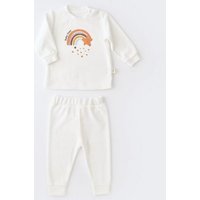 BabyCosy Langarmshirt & Hose (2 Teiliges Set, mit Hose und Langarm Oberteil) aus Bio Baumwolle und Polyester von BabyCosy