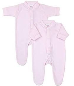 BabyPrem 2 x Frühchen-Schlafanzüge, rose, 44-50 von BabyPrem