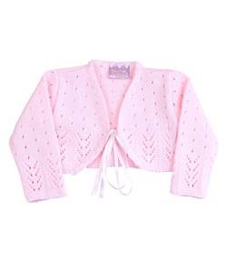 BabyPrem Babykleidung Bolero Jäckchen Pullover 74 / 80cm ROSA von BabyPrem