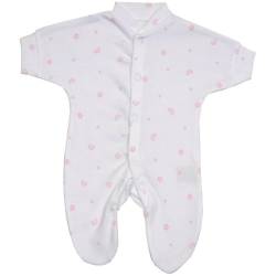 BabyPrem Frühchen Frühgeborene Baby Kleidung Schlafanzüge Strampler 0-32cm ROSA MOND UND Sterne P0 von BabyPrem
