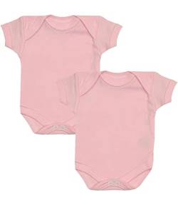 BabyPrem Frühchen Kleine Frühgeborene Baby Kleidung 2 Bodies Body Jungen Mädchen 38-44cm 2 Rosa von BabyPrem