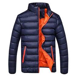 Babymomo Regenjacke Herren Wintermantel Fleecejacke Flauschjacke Wintermantel Wintermantel Herren Wasserabweisend Winddicht von Babymomo