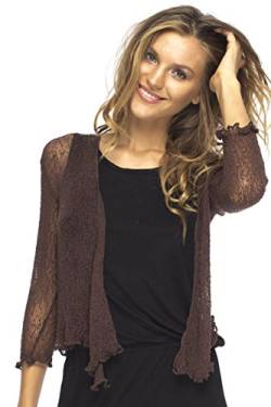 Back From Bali Shrug Lite Brown von Back From Bali