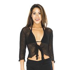 Unbekannt Shrug Lite Sheer Black von Back From Bali