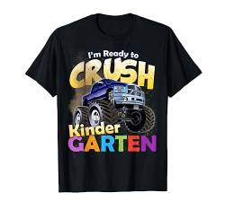 Kindergarten Monster Truck Shirt First Day of School Boys T-Shirt von Back To School Shirts for Teen Girls Boys Teachers