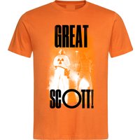 Back To The Future Great Herren T-Shirt orange von Back To The Future