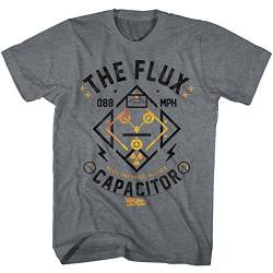 Back To The Future - Herren-Flux Streetwear T-Shirt, Large, Arctic Gray Heather von Back To The Future