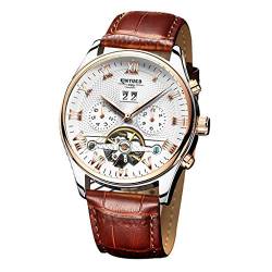 Backbayia Herrenuhren Herren Automatik Armbanduhr Datum Kalender Kalender Uhren von Backbayia