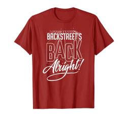 Backstreet Boys – BSB Back Alright On Cranberry T-Shirt von Backstreet Boys