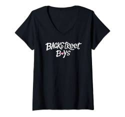 Backstreet Boys – BSB Logo with Heart T-Shirt mit V-Ausschnitt von Backstreet Boys