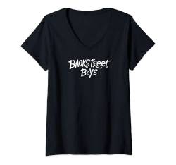 Backstreet Boys - Classic Logo T-Shirt mit V-Ausschnitt von Backstreet Boys