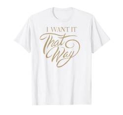 Backstreet Boys – Cursive IWITW T-Shirt von Backstreet Boys