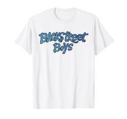 Backstreet Boys – Denim Logo On White T-Shirt von Backstreet Boys
