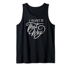 Backstreet Boys – I Want It That Way Tank Top von Backstreet Boys