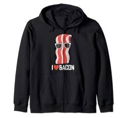 I Love Bacon T-Shirt Rasher mit Sonnenbrille Kapuzenjacke von Bacon
