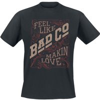 Bad Company T-Shirt - Makin Love - S bis XXL - für Männer - Größe L - schwarz  - EMP exklusives Merchandise! von Bad Company