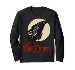 Black Raven On A Dry Branch Grafik-T-Shirts für Herren und Damen Langarmshirt von Bad Omens Co.