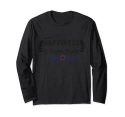 International Day Of Happiness Typografie Graphic Tees Langarmshirt von Bad Omens Co.