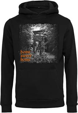 Baddery (A) Jäger Pullover Herren - Home Sweet Home - Geschenk für Jäger - Jagd Pullover Männer - Jäger Kleidung Jagd Zubehör (3XL) von Baddery