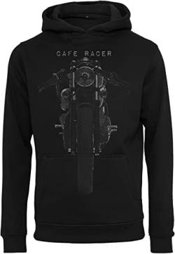 Baddery Biker Hoodie Herren - Cafe Racer - Motorrad Pullover Männer - Geschenk Motorradfahrer - Motorrad Bekleidung Set Zubehör (XL) von Baddery