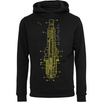 Baddery Kapuzenpullover Auto Hoodie : Zündkerze - Tuning Tuner Autoliebhaber, hochwertiger Siebdruck, auch Übergrößen von Baddery