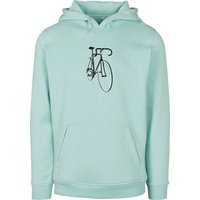 Baddery Kapuzenpullover Fahrrad Hoodie : Freedom Machine - Sport Pullover Herren, hochwertiger Siebdruck von Baddery