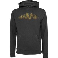 Baddery Kapuzenpullover Hoodie : Alpen - Kletter Kleidung Wandern, hochwertiger Siebdruck von Baddery