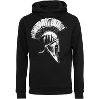 Baddery Kapuzenpullover Hoodie - Spartaner - Sparta - Gym Fitness Kleidung, hochwertiger Siebdruck, auch Übergrößen von Baddery