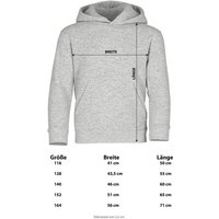 Baddery Kapuzenpullover Kinder Hoodie : Alpengipfel - Klettern Wandern Outdoor, hochwertiger Siebdruck von Baddery