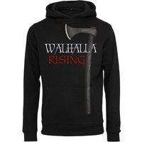 Baddery Kapuzenpullover Wikinger Hoodie : Valhalla Rising - Wikinger Vikings Pulli, hochwertiger Siebdruck, auch Übergrößen von Baddery