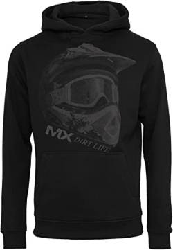 Baddery Motocross Pullover Herren : MX Dirt Life - Moto Cross Kleidung - Hoodie Männer - Motocross Zubehör (L) von Baddery