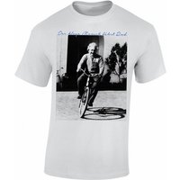 Baddery Print-Shirt Fahrrad T-Shirt : Der kluge Mensch fährt Rad - Sport Tshirts Herren, hochwertiger Siebdruck, auch Übergrößen, aus Baumwolle von Baddery