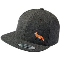 Baddery Snapback Cap Flexfit Outdoor Cap : Fuchs - für Jagd, Wandern und Klettern, Stick, One Size Einheitsgröße, Snapback-Verschluss von Baddery