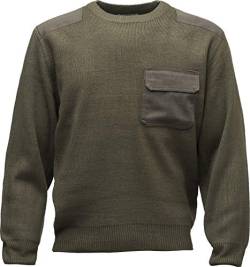 Bundeswehr Pullover - Militär Pullover Herren - Armee Kleidung Männer - Army Jagd Jäger - Arbeitskleidung (Army L) von Baddery