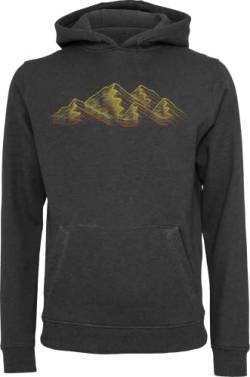 Kapuzenpullover für Herren : Alpen - Kletter Kleidung - Wander Pullover Outdoor Ausrüstung - Bergsteiger Hoodie (Charcoal XL) von Baddery