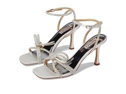 Badgley Mischka Damen Effie Sandale mit Absatz, Weiß (Soft White), 39 EU von Badgley Mischka